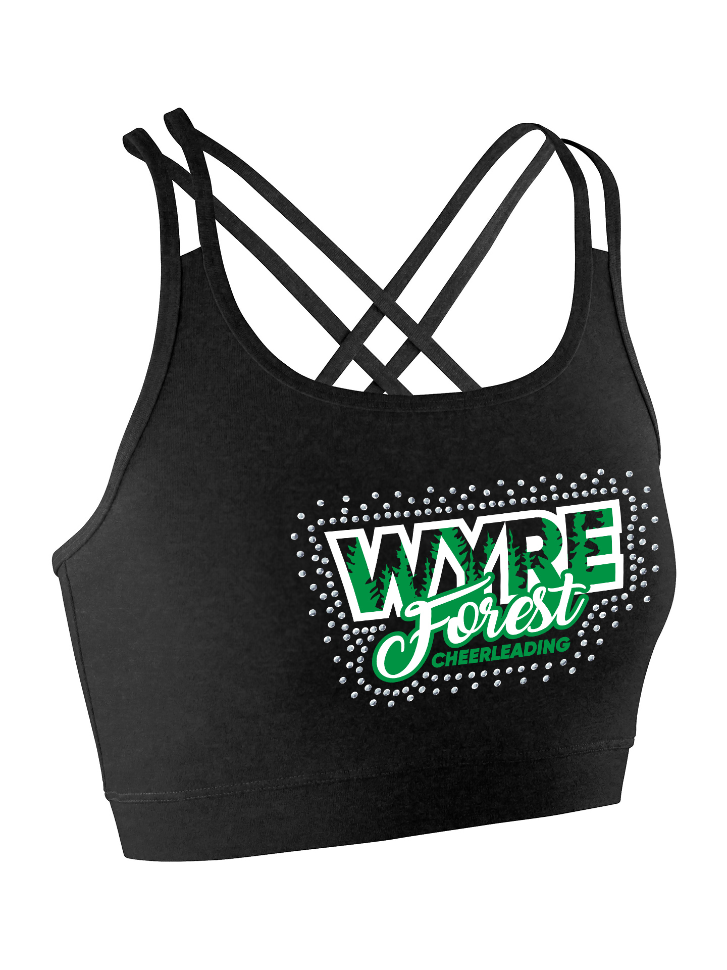 Wyre Forest Cheerleading Back Detail Top