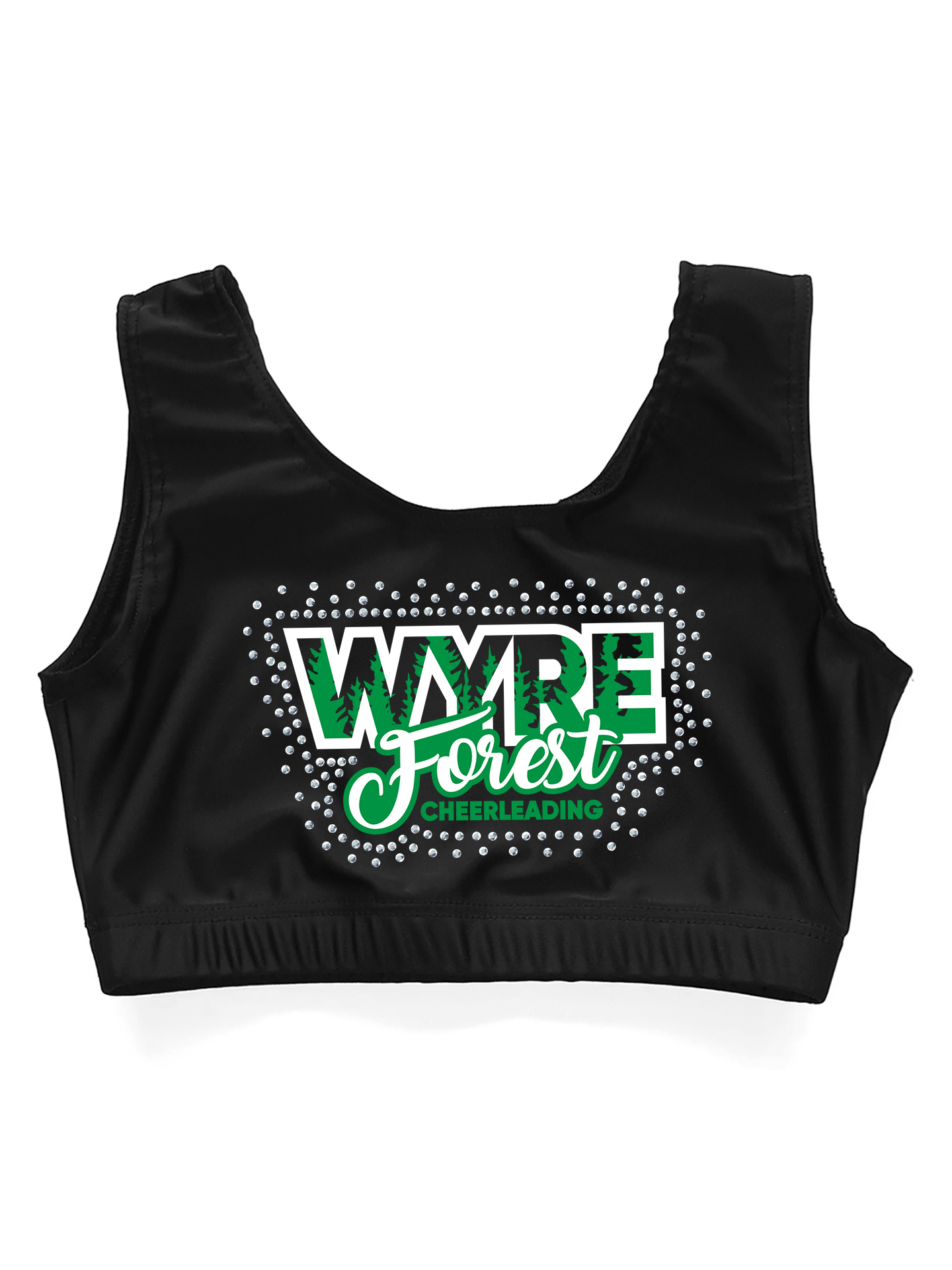 Wyre Forest Cheerleading Lycra Crop Top