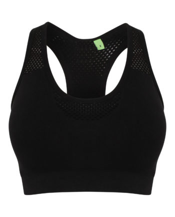 Black Seamless Crop Top
