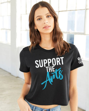 Support The Arts Cropped T-Shirt