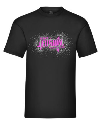 Kent Fusion Cheerleading Black T-Shirt
