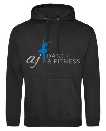 AJ Dance and Fitness Blue Logo Pullover Hoodie