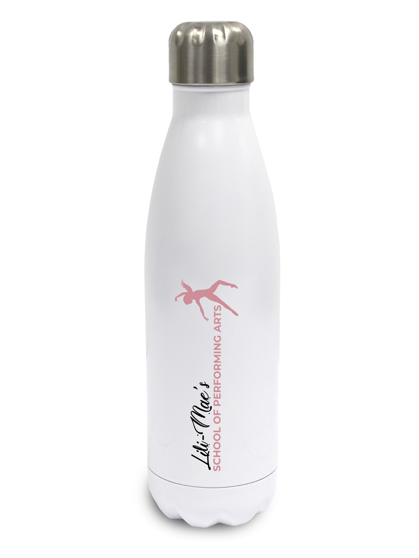 LM School Of Performing Arts White Water Bottle | Rock the Dragon