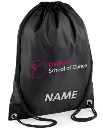Demeric School Of Dance Drawstring Gym Bag