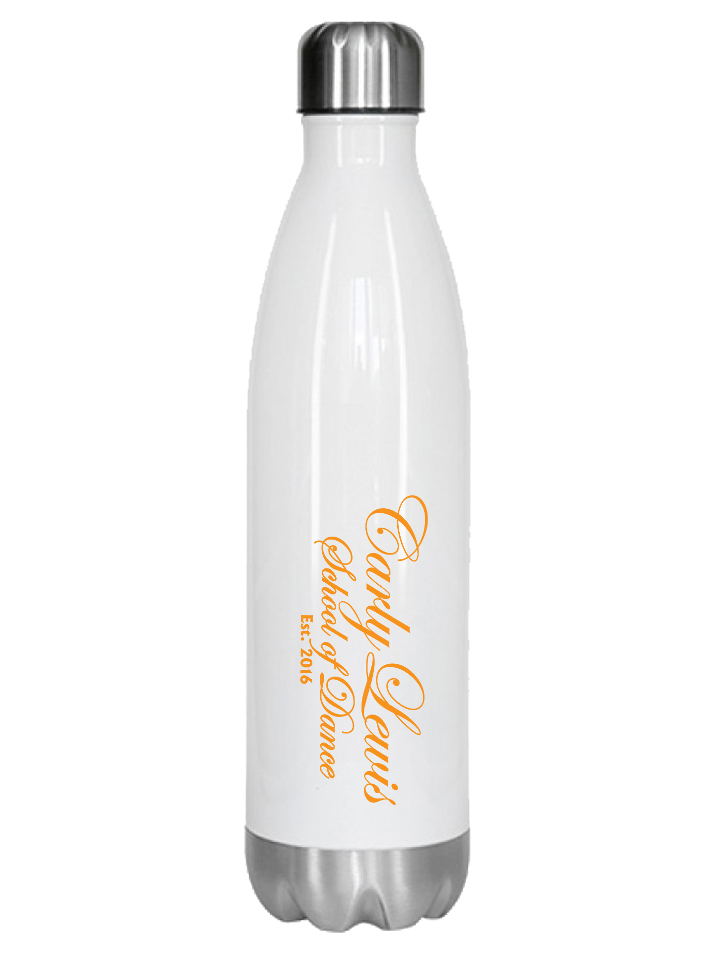 Carly Lewis School of Dance White Stainless Steel Drinks Bottle