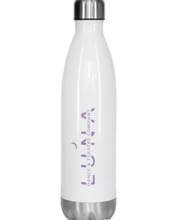 Luna Dance and Theatre Company White Stainless Steel Drinks Bottle
