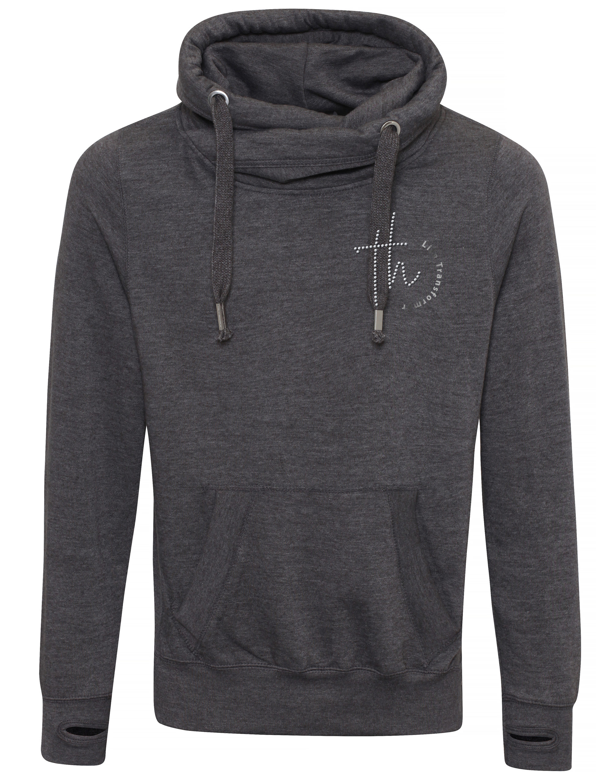 Tara Hammett Life Transformer Cross Neck Hoodie - Chest Logo - Image 5