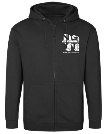 NGYT Embroidered Zipped Hoodie