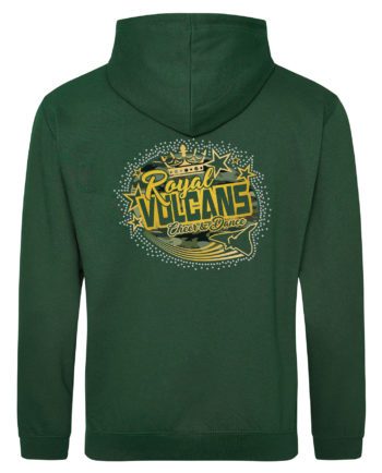 Royal Vulcans Green Zipped Hoodie