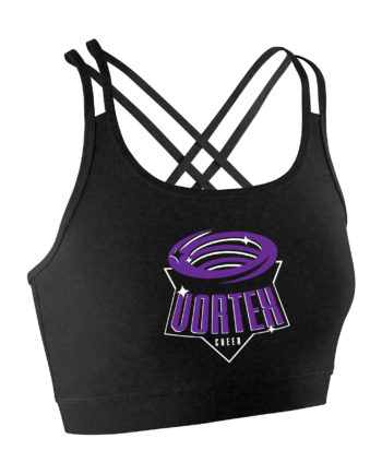 Vortex Cheer Back Detail Lycra Top
