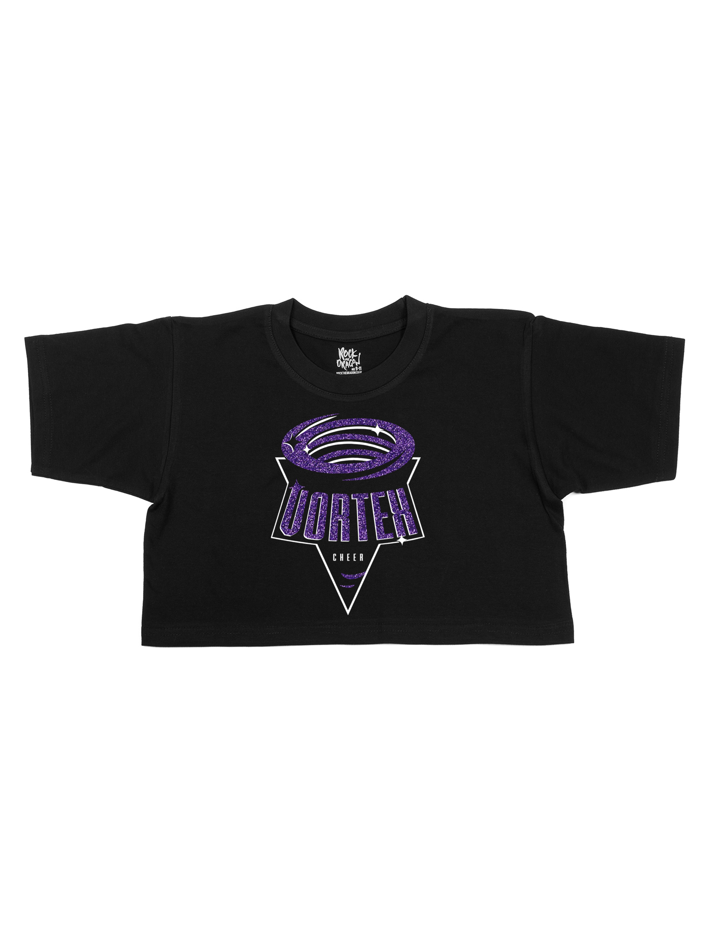 Vortex Cheer Crop T-Shirt - Image 3