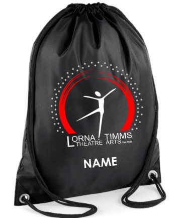 Lorna Timms Theatre Arts Black Gym Bag