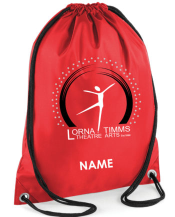 Lorna Timms Theatre Arts Red Gym Bag