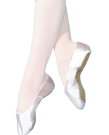 Full Sole Satin Ballet Shoes - Pink
