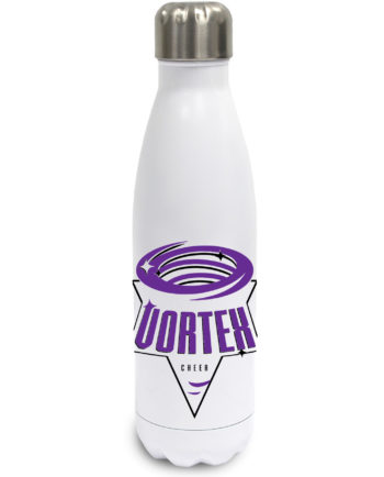 Vortex Cheer White Stainless Steel Drinks Bottle