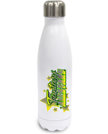 VR Dance White Stainless Steel Drinks Bottle