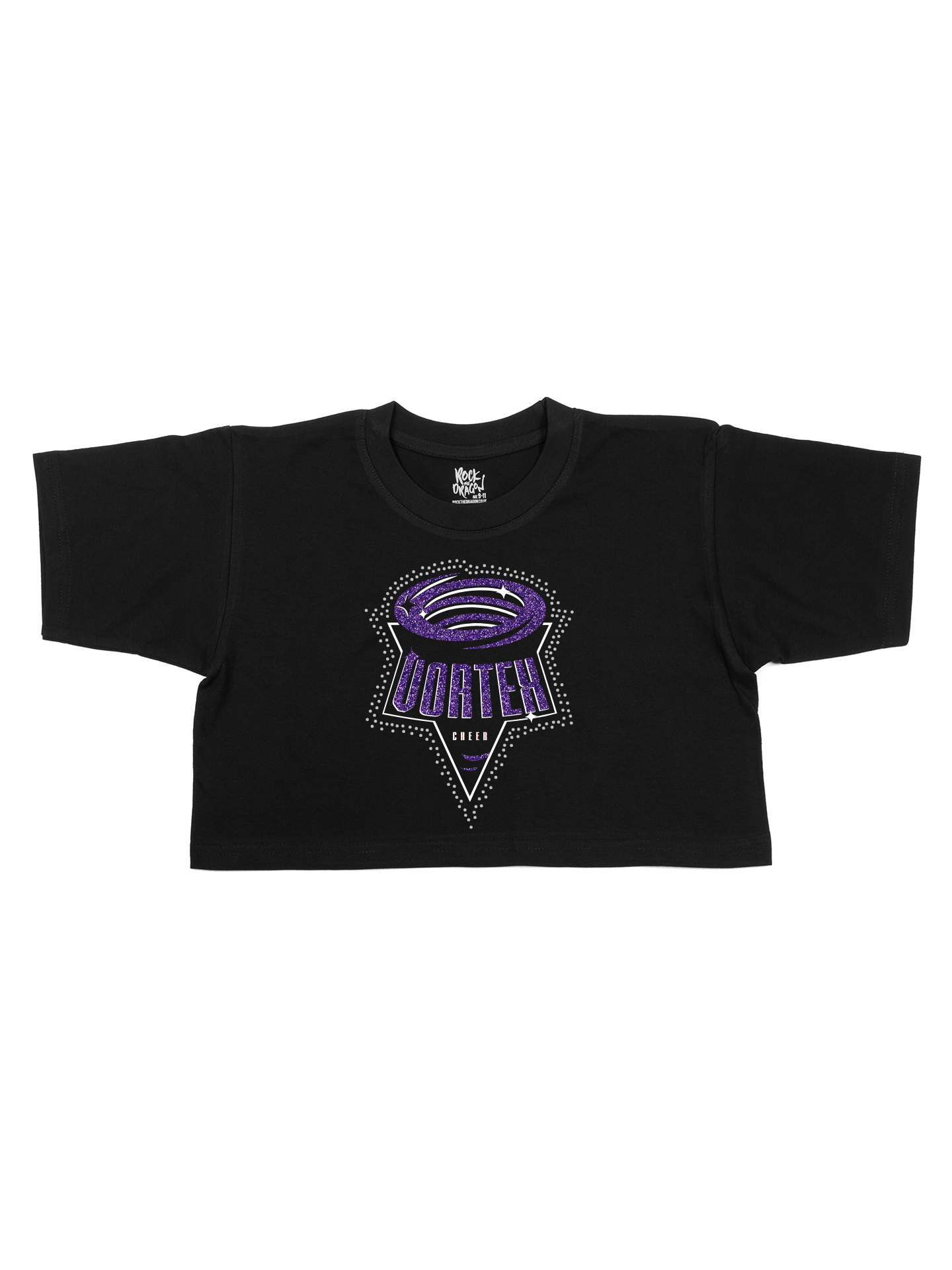 Vortex Cheer Crop T-Shirt - Image 2