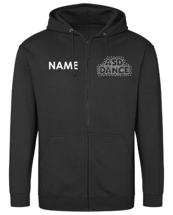 ASD Dance Rhinestone Zipped Hoodie