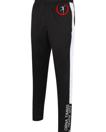 Juniors - Lorna Timms Theatre Arts Black And White Tracksuit Bottoms