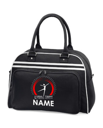 Lorna Timms Theatre Arts Black Retro Bowling Bag
