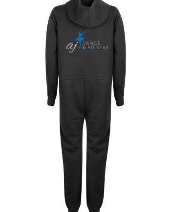 AJ Dance and Fitness Blue Logo Onesie