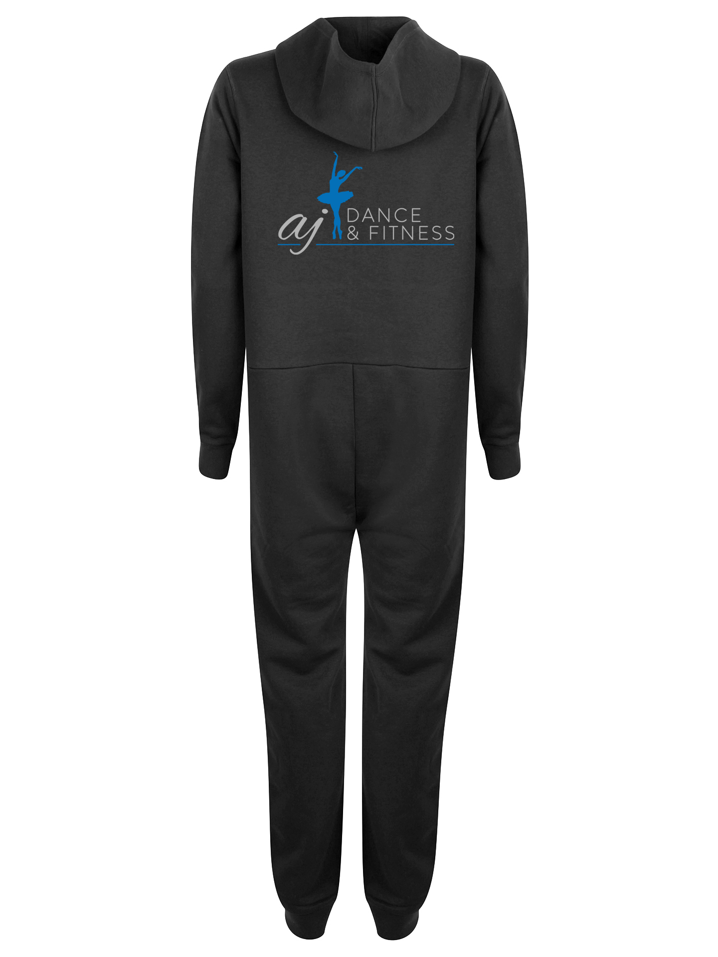 AJ Dance and Fitness Blue Logo Onesie