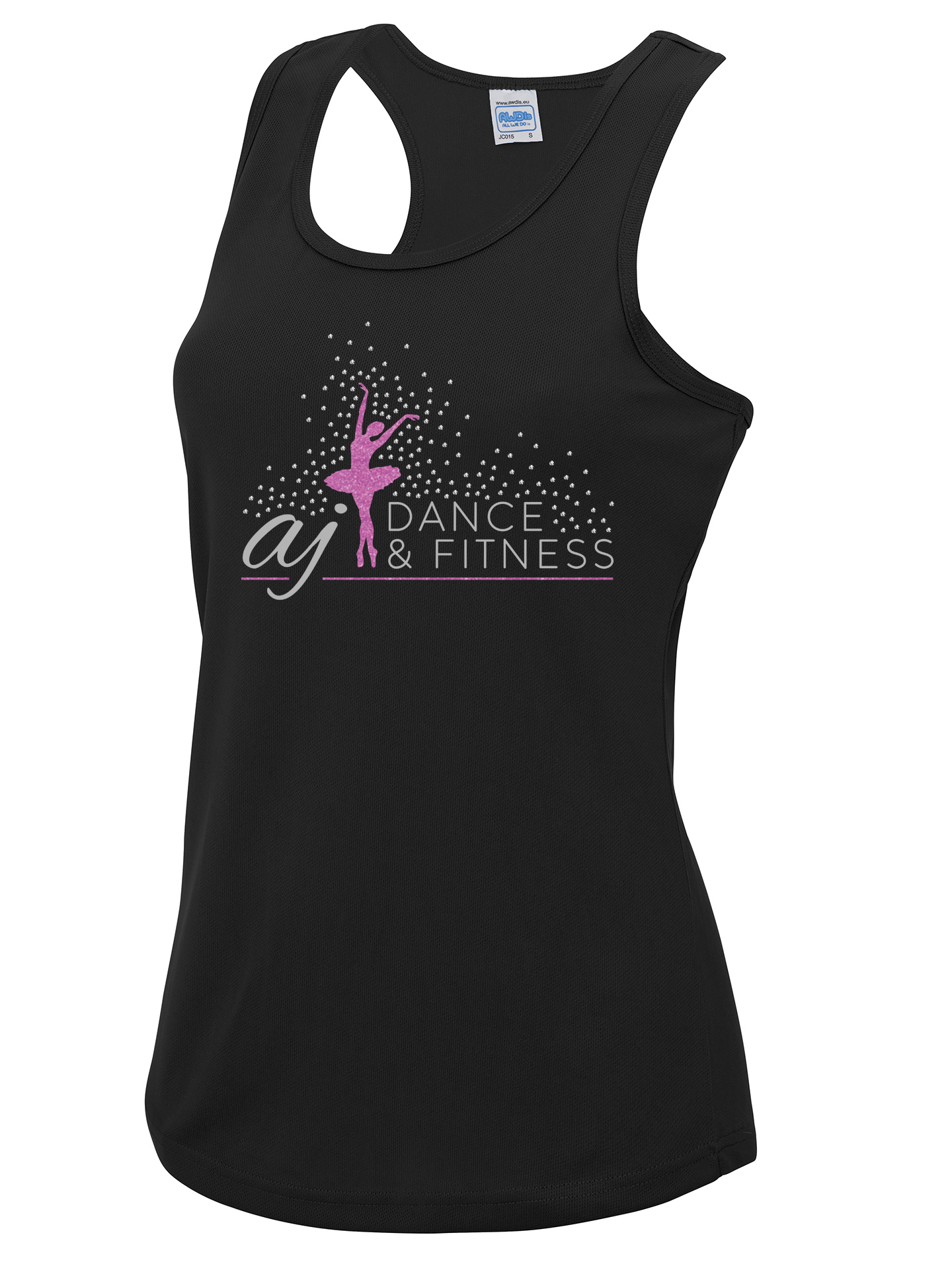Aj Dance And Fitness Girlie Cool Vest Rock The Dragon