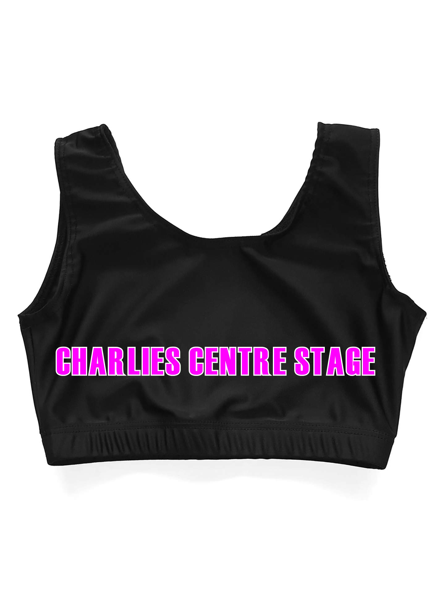 Charlies Centre Stage Lycra Crop Top