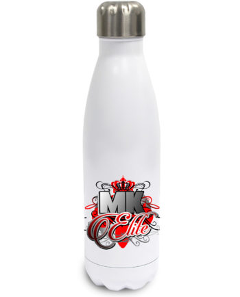 MK Elite White Stainless Steel Drinks Bottle