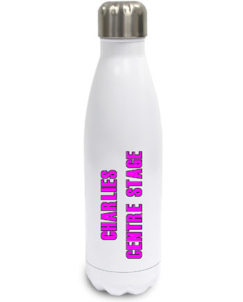 Charlies Centre Stage White Stainless Steel Drinks Bottle