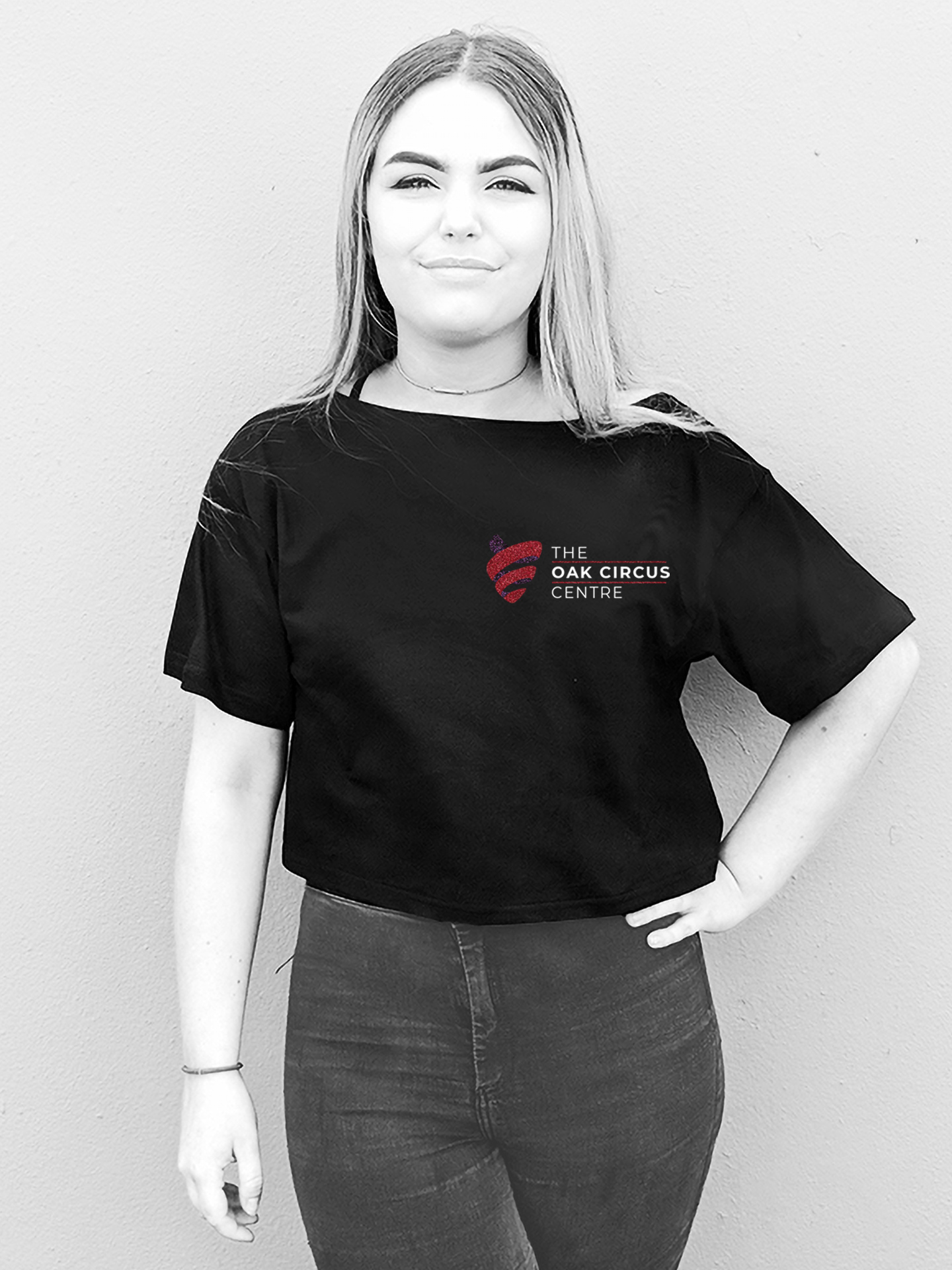 The Oak Circus Centre Boxy Crop T-Shirt - Image 2