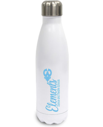 Elements Dance White Stainless Steel Drinks Bottle