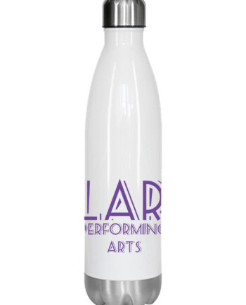 LAR Performing Arts White Stainless Steel Drinks Bottle