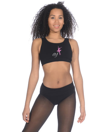 AJ Dance and Fitness Cotton Lycra Crop Top
