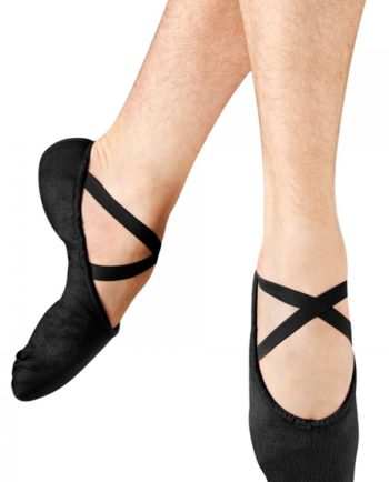 Bloch Split Sole Black Canvas Ballet Shoes
