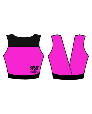 Rachael Smith School of Dance Custom Lycra Crop Top - **CUSTOM LYCRA 6-8 WEEK LEAD TIME**
