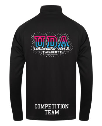 UDA - Urbanized Dance Academy Competition Team Black and White Zip Tracksuit Top