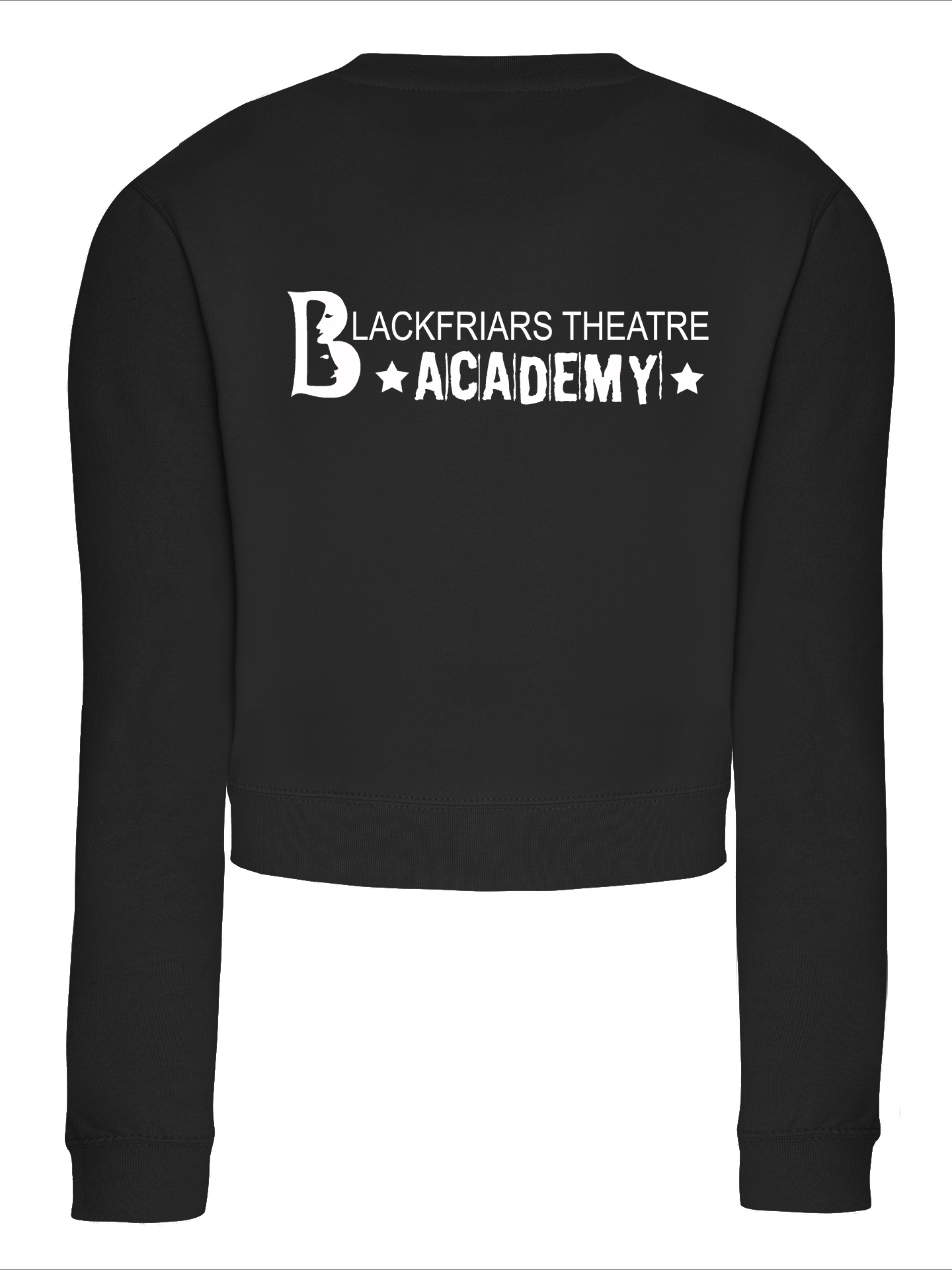 Blackfriars Theatre Academy Rhinestone Cropped Sweatshirt - Image 2