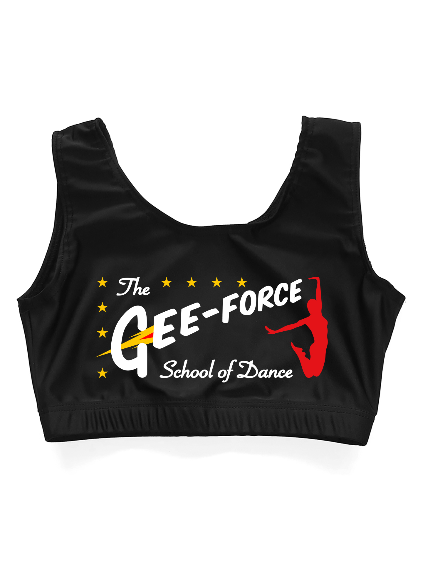 Gee-Force School of Dance Lycra Crop Top
