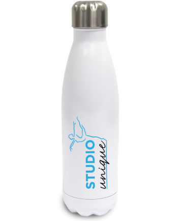 Studio Unique White Stainless Steel Drinks Bottle