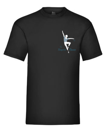 Siegeris Dance Blue Print Sports Fabric T-Shirt