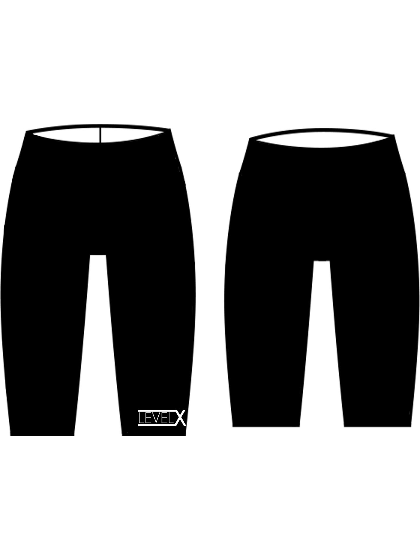 Level X Custom Lycra Cycle Shorts - **CUSTOM LYCRA 6-8 WEEK LEAD TIME**