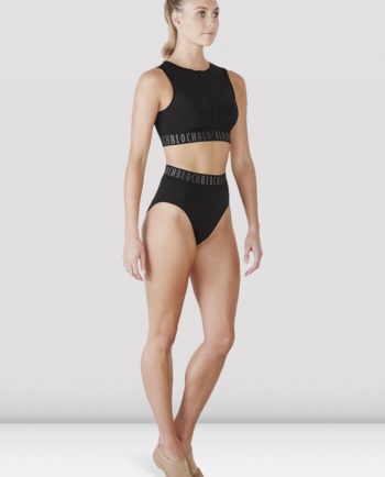 Bloch Ladies Remy Zip Front Crop Top