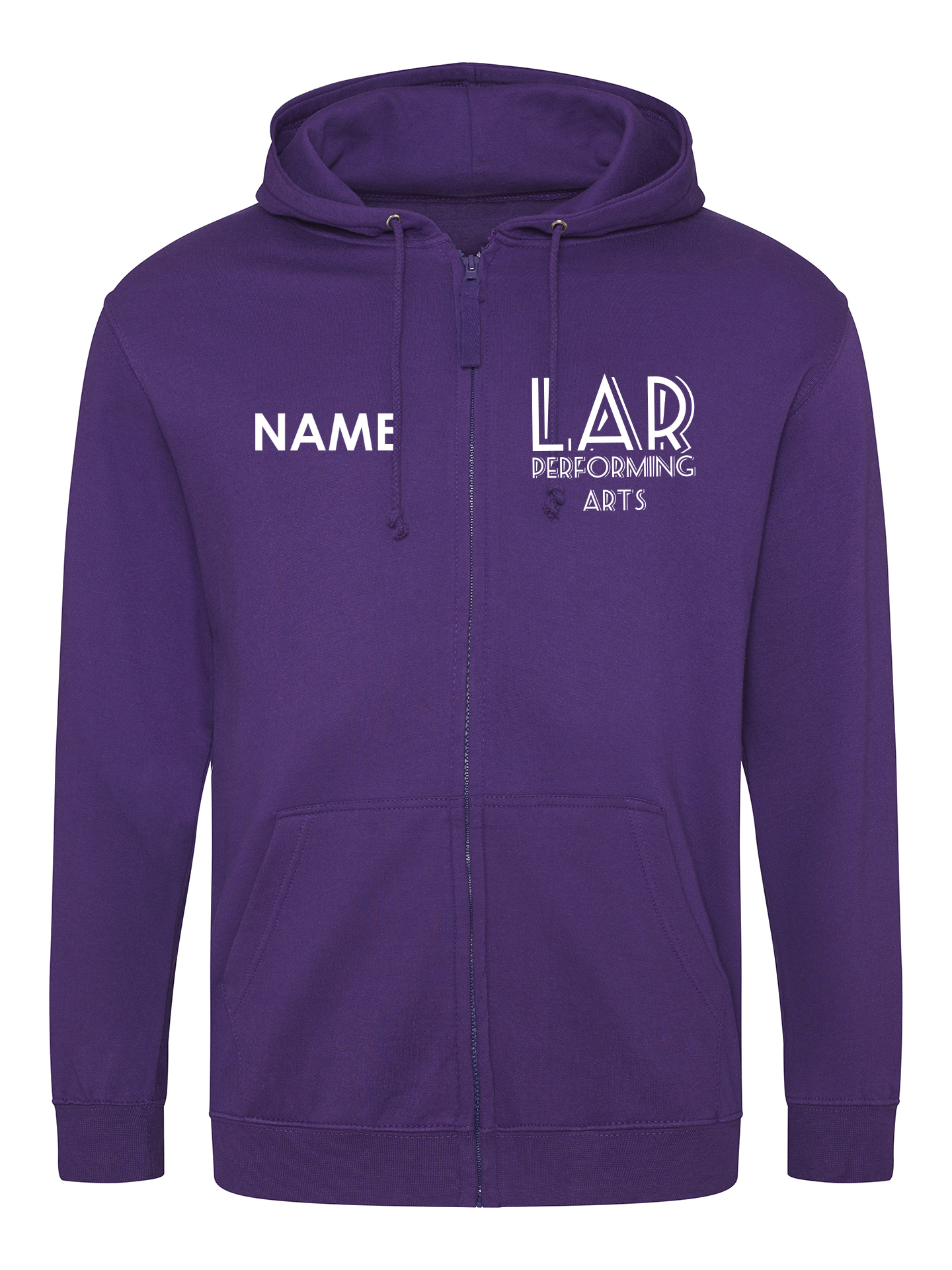 LAR Performing Arts Zipped Hoodie - Image 4