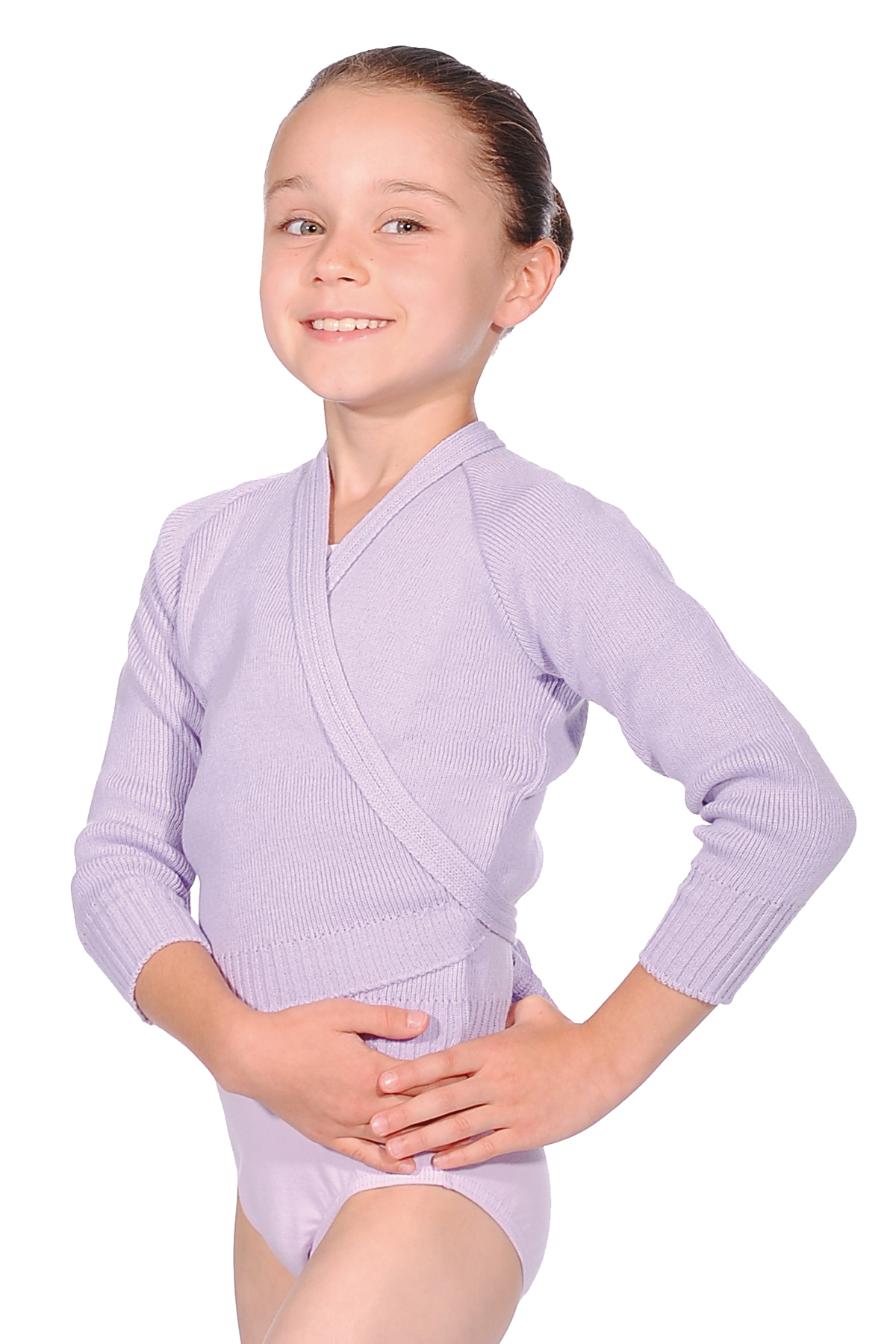 Roch Valley Lilac Acrylic Crossover Cardi