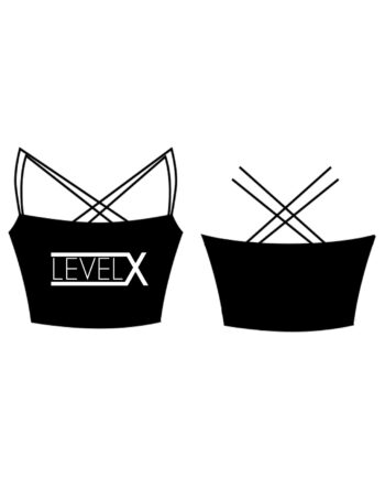 Level X  Strappy Back Lycra Crop Top