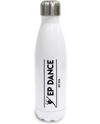 EP Dance White Stainless Steel Drinks Bottle