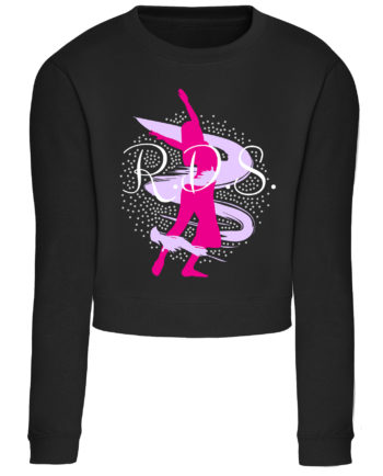 RDS Rhinestone Cropped Sweatshirt