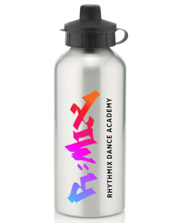 Rhythmix Dance Academy Silver Water Bottle