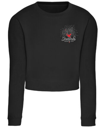 Dover Dance Academy Glitter Personalisation Cropped Sweatshirt